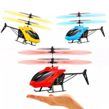 Imagem de Helicóptero De Brinquedo Com Sensor Mini Drone Recarregável - Import