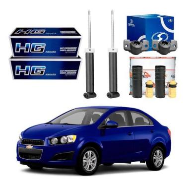 Imagem de Kit Amortecedor Traseiro Sonic Sedan 1.6 2012 A 2014 - Nakata