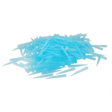 Imagem de Copapa 500 peças Clear Blue Laboratory 1000UL 1 ml Pontas de pipeta líquida de laboratório para transferir pequenas quantidades de líquidos