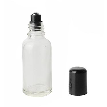 Imagem de (100ml) - 3PCS Transparent Glass Roll on Bottle With Stainless Steel Roller Balls For Essential Oil Perfume Lip Balm Eyes Rolling Roll-on Container (100ML/3.4oz)