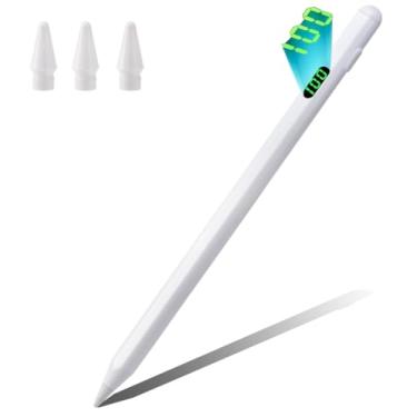 Imagem de Caneta Stylus para iPad, para Apple Pencil Pro 1ª/2ª geração: para iPad 10/9/8/7/6th 2018-2024, iPad Pro 12.9/11/33.0 cm M4, iPad Air 3/4/5/M2, iPad Mini 5/6th, rejeição de palma, sensibilidade de