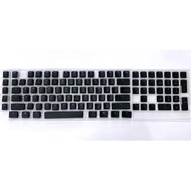 Imagem de Conjunto completo de 109 teclas para substituir o teclado mecânico Logitech G915/G913/G815/G813 TKL RGB para jogos (preto com 109 teclas) (conjunto completo de teclas G915 (preto)