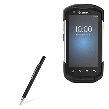 Imagem de Caneta Stylus Zebra TC77, BoxWave [FineTouch Capacitive Stylus] Caneta Stylus super precisa para Zebra TC77 - Preto Jet