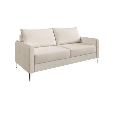 Imagem de Sofá 2 Br 0,10 (2 Ass 0,80) Davos (3 Lugares Bipartido) Off White