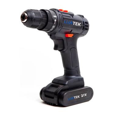 Imagem de Parafusadeira Furadeira Sem Fio 21v 2 Baterias 340w Bivolt