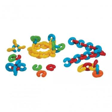 Imagem de Sacolão Criativo E Peças De Montar Super Elos 350 Peças