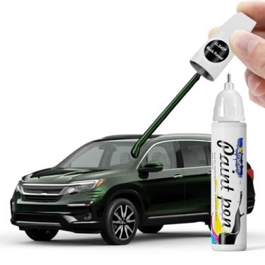 Imagem de XTryfun Tinta de retoque G542P Floresta Negra compatível com Honda, reparo de arranhões de carro faça você mesmo, tintas automotivas, reparo rápido e fácil de arranhar para piloto/passaporte