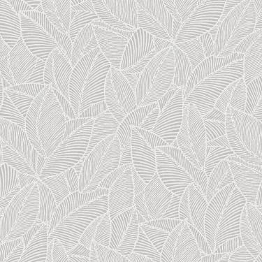 Imagem de Papel De Parede Essencial Folhagem Azul E Branco Ess1028