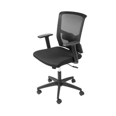 Imagem de Cadeira Or-3329 Em Tecido Nylon E Base Com Rodízio Or Design Preto