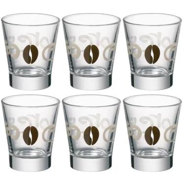 Imagem de Conjunto De Copos Luigi Bormioli Caffeino Chicco 85 Ml - 6 P Transparente