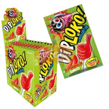 Imagem de Pirulito dip loko boom 15unx11g danilla, MELANCIA