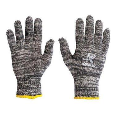 Imagem de Luvas Algodão Malha Tricotada Pigmentada Mesclada - 12 Pare - Kalipso 