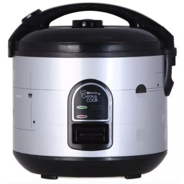 Imagem de Panela Eletrica de Arroz 5 Xicaras GeniusCook 400W Preta Inox 220V