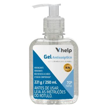 Imagem de Gel Antisséptico V.Help 250ml