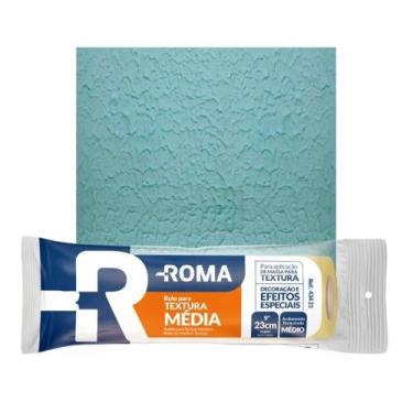 Imagem de Rolo Textura Média 23cm Profissional para Pintura - Modelo Roma