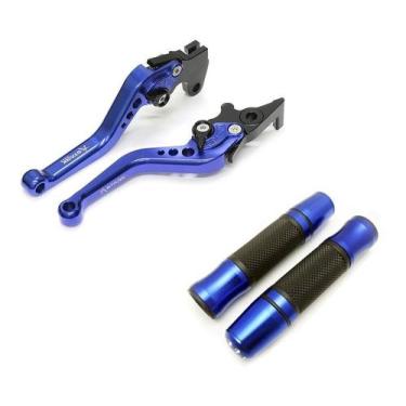 Imagem de Kit Manete Esportivo Manopla Fechada Jupiter Fazer 125 150 UBS - Stark