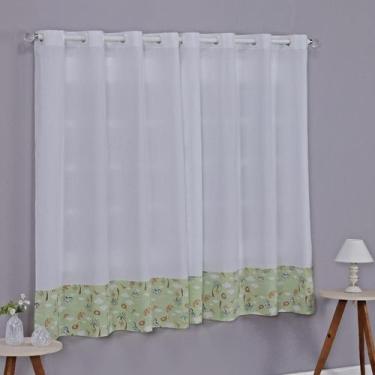 Imagem de Cortina Baby 2 Metros Quarto Bebê Infantil Menino Menina - Ametista De