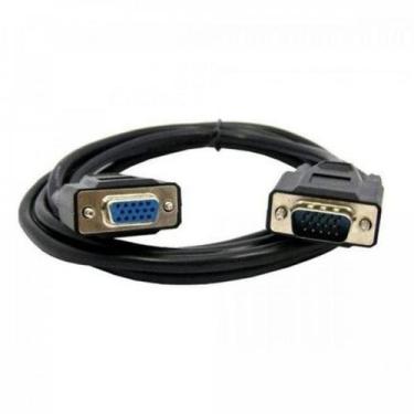 Imagem de Cabo VGA HDB15M x HDB15F Extensor 1,80MT Preto Storm