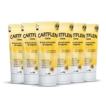 Imagem de 6x cartflen creme massagem cloreto de magnesio - HF Suplements