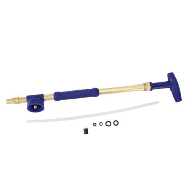 Imagem de Pulverizador de pressão das mãos Aço inoxidável de aço de cobre Wand Wand haste de pulverização portátil com mangueira para aplicações versáteis da garrafa de jardim (PLPLAAOOOOOLOPCRT-11)