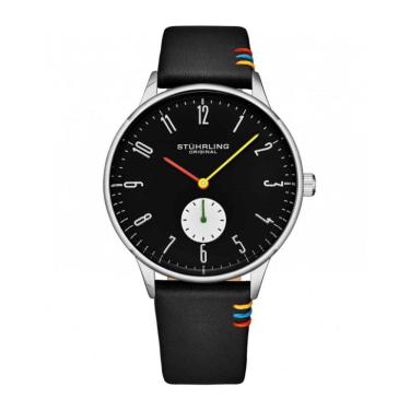 Imagem de Relógio Masculino Stuhrling Romania 4026 Quartzo 42mm, Preto Clássico