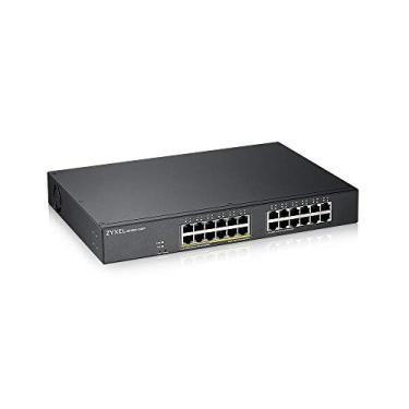 Imagem de ZYXEL Switch Gigabit Poe De 24 Portas Zyxel, Gerenciamento Inteligente, 12X Poe+ A 130 W, Montagem Em Rack [Gs1900-24Ep]