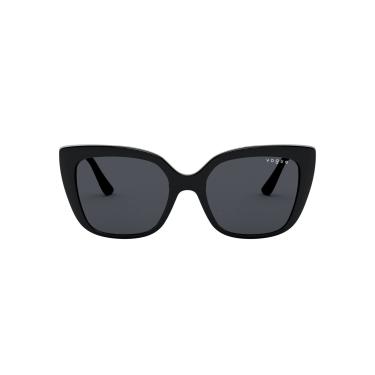Imagem de Óculos de Sol Vogue Eyewear 0VO5337S W44/87 Tam 53 / Preto - Lentes Grey