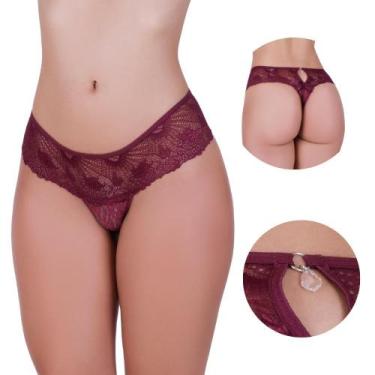 Imagem de Kit 10 Calcinha de Renda e Biju Tanga Lingerie Pingente - NAKA MODAS, 