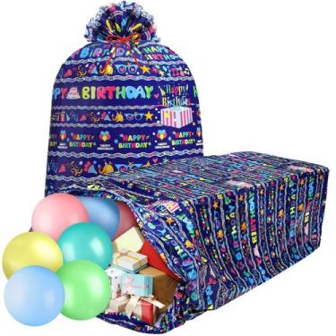 Imagem de Bolsa de presente Teling Jumbo 203,2 x 152,4 cm para Giant Present Blu