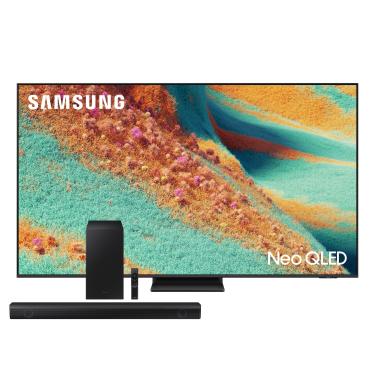 Imagem de Conjunto Smart TV 55” 4K Samsung Neo QLED QN55QN85FAGXZD + Soundbar Samsung HW-Q600C 360W Bluetooth Dolby Atmos 