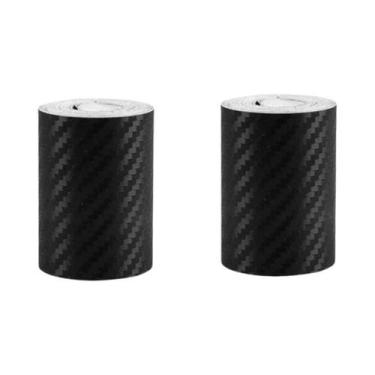 Imagem de Protetores De Borda De Porta De Carro Em Fibra De Carbono Nano 3D Pret