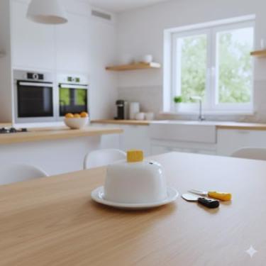 Imagem de Queijeira de Cerâmica Artesanal com Pegador + Espátula - Elegância e Praticidade para Servir Queijos