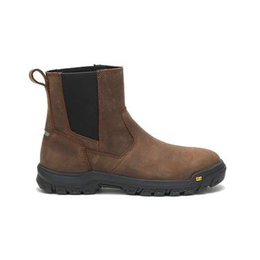 Imagem de Cat Footwear Bota industrial masculina com distância entre eixos, Argila, 37