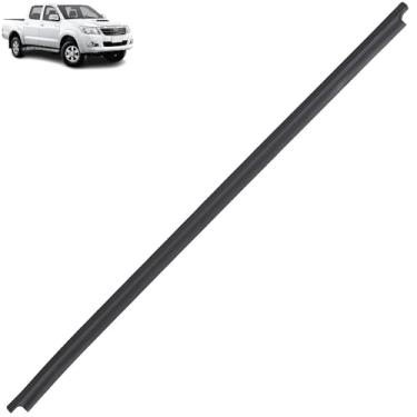 Imagem de Pestana Externa Moldura Borracha Guarnição Acabamento Porta Dianteira Esquerda Motorista Hilux 2005 2006 2007 2008 2009