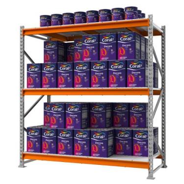 Imagem de Mini Porta Pallet MPP500 1 Inicial 200x180x60 3N Com Bandeja de Aço - 