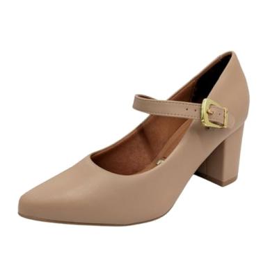 Imagem de Sapato Feminino Boneca Salto Médio Social Moderno Vizzano