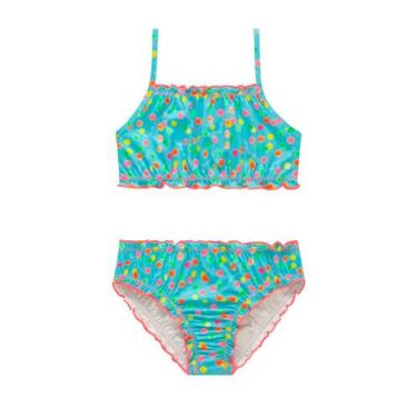 Imagem de Conjunto Biquíni Pingo de Alegria PG18 Infantil Top e Calcinha Zig Pro