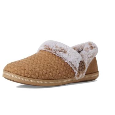 Imagem de Skechers Chinelo feminino aconchegante Campfire-Frosty Promise Pantper, TAN, 11, Bronzeado, 41