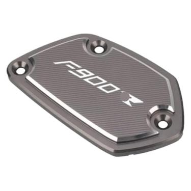 Imagem de Compatível com F 900XR F900XR F900 XR F 900 XR F900R 2020-2023 2022 Tampa do reservatório de freio dianteiro da motocicleta Tampa do copo de óleo (titânio F900R)