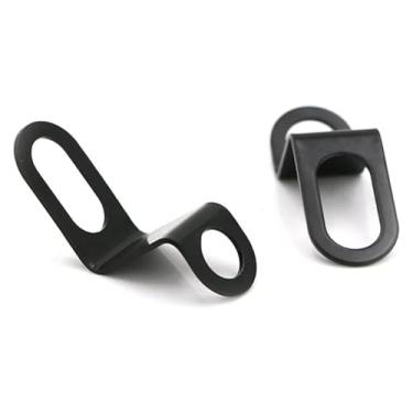 Imagem de BYYINGSUS 1 par de suportes de lâmpada de motocicleta de seta de luz de seta suporte de farol de montagem de indicador de garfo de motocicleta suporte de lâmpadas (C)