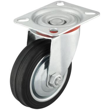 Imagem de Rodízio De Borracha Giratório 3 Pol. 186015 - Worker