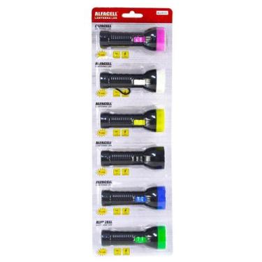 Imagem de Lanterna à Pilha 12cm com 1 LED Color - Tudo em Caixa