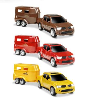 Imagem de Camionete pick-up rx haras com cavalo sortido - roma 1173