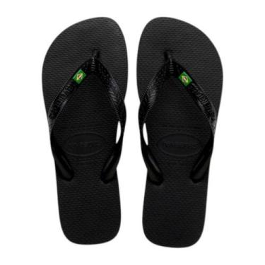 Imagem de Chinelo Unissex Havaianas REF: BRASIL, Preto, 37