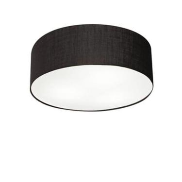 Imagem de Plafon de Sobrepor Cilíndrico SP-3046 Cúpula Cor Preto