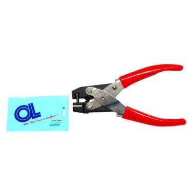 Imagem de Perfurador para crachá de identificação, resistente, portátil