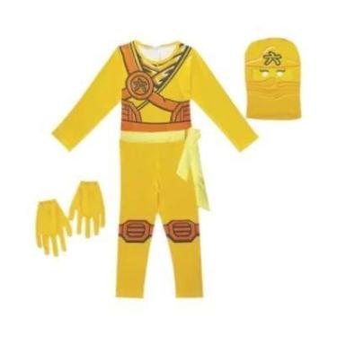 Imagem de Fantasia De Cosplay De Ninja Para Crianças, Macacão De Super-Herói Nin