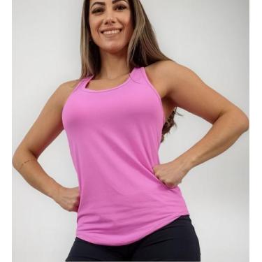 Imagem de Regata Feminina Dry Fit Tapa Bumbum Academia Fitness Uv Leve - Labela,