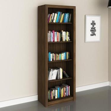 Imagem de Estante Escritório 60 Cm Multimóveis Cr25014 Nogal - MULTIMOVEIS