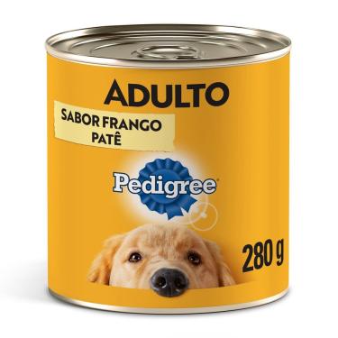 Imagem de Ração para Cães Pedigree Adultos Lata Sabor Frango 280g